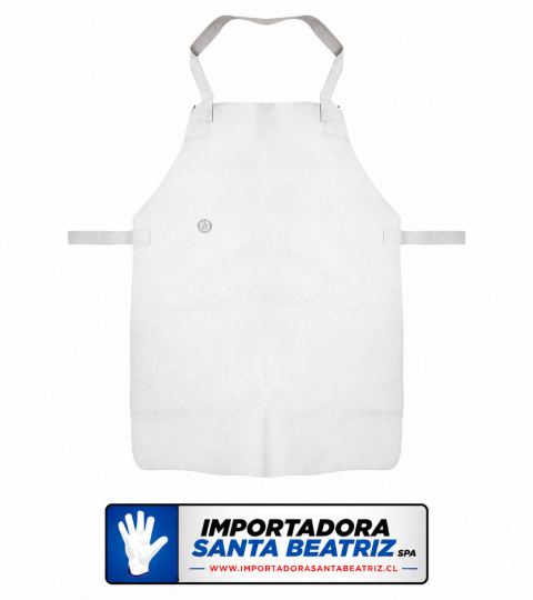 Coleto De Cuero Soldador con Hilo Kevlar