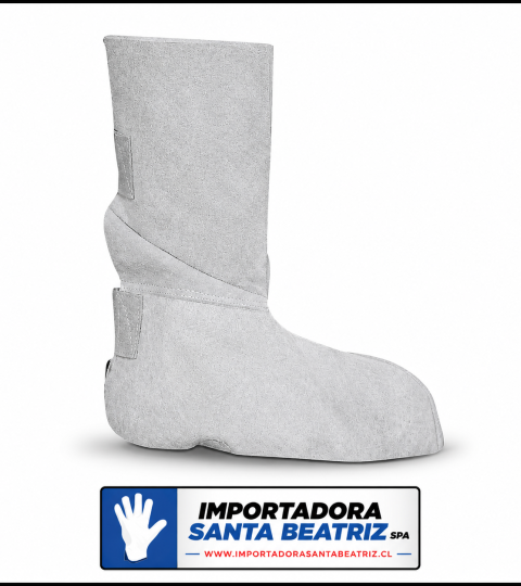 Polaina De Descarne Soldador Con Velcro e Hilo Kevlar