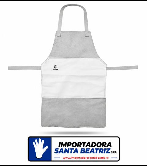 Coleto de Descarne Soldador Reforzado con Cuero e Hilo Kevlar