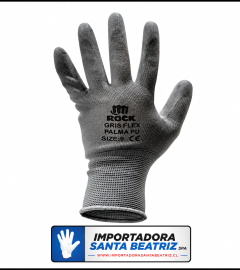 Guante Rock® Palma PU Talla 8 y 9