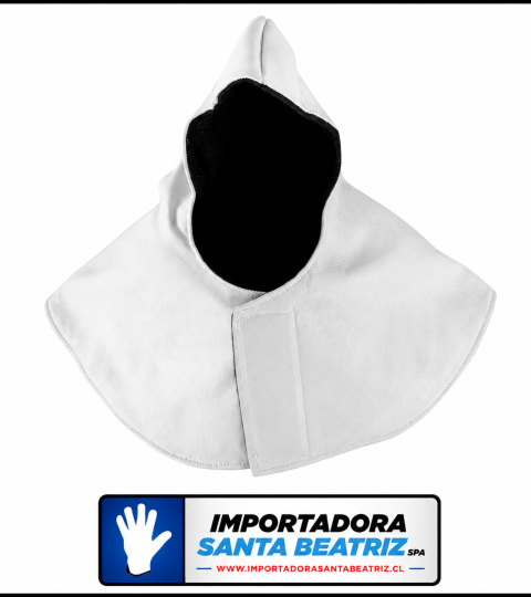 Gorro De Cuero Soldador Tipo Monja Forrado e Hilo Kevlar